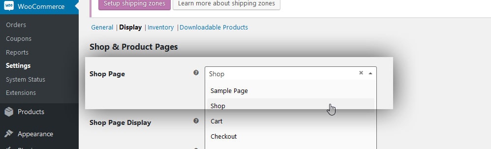 woocommerce superfast shop page setup