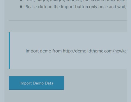 fitur import demo data newkarma