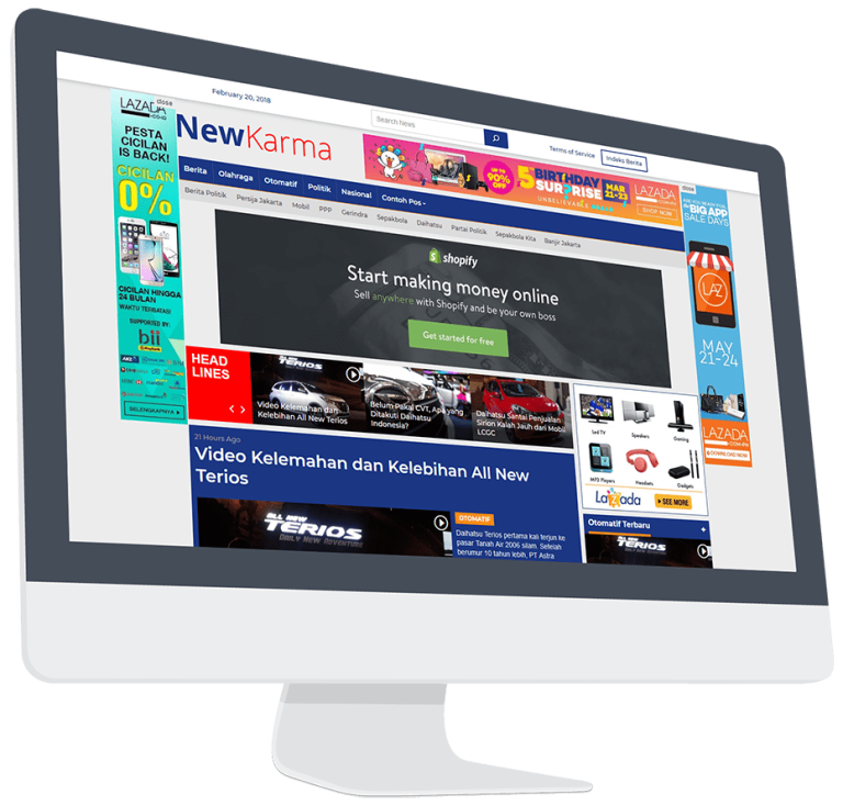 Free Download Shezan Landing Page AMP HTML Responsive Blogger Template Goomsite
