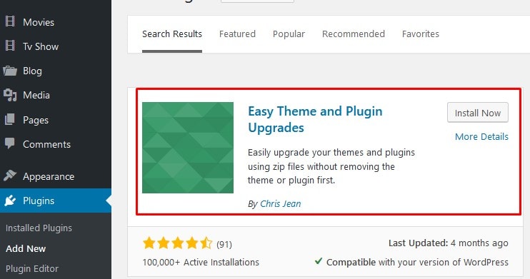 easy theme and plugin upgrades