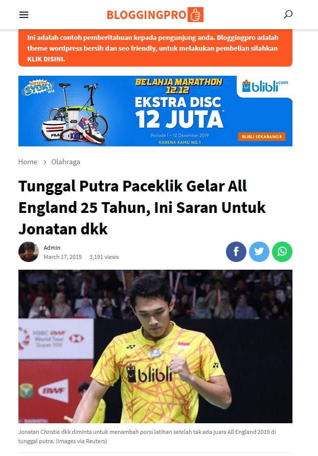 amp bloggingpro single