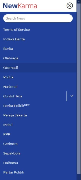 mobile menu newkarma 1.1.3